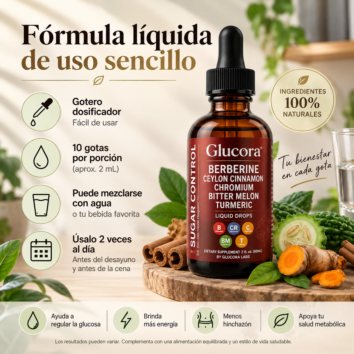 Glucora™ | Apoya el Control de la Glucosa y el Metabolismo de Forma Natural